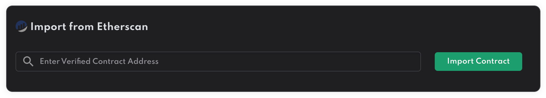 Cookbook Import Contract